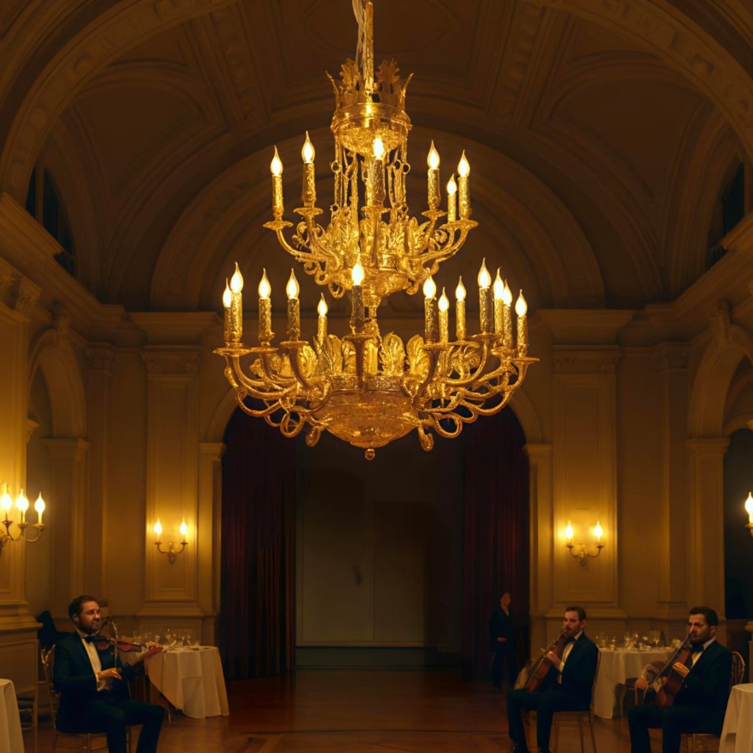 3-Tier-Luxury-Gold-Brass-Chandelier