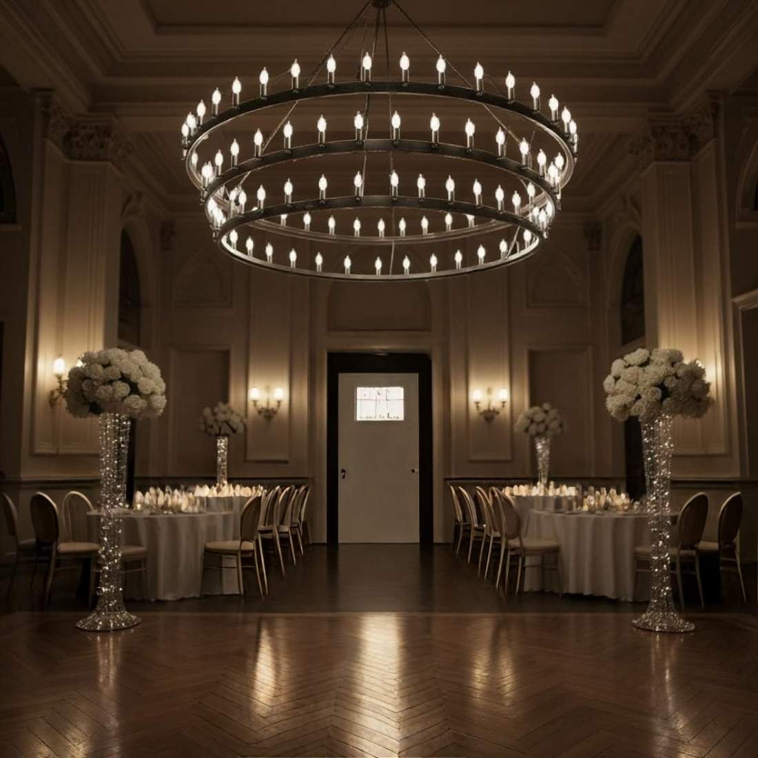 36-Light-Double-Ring-Chandelier-manufacturer-in-aligarh