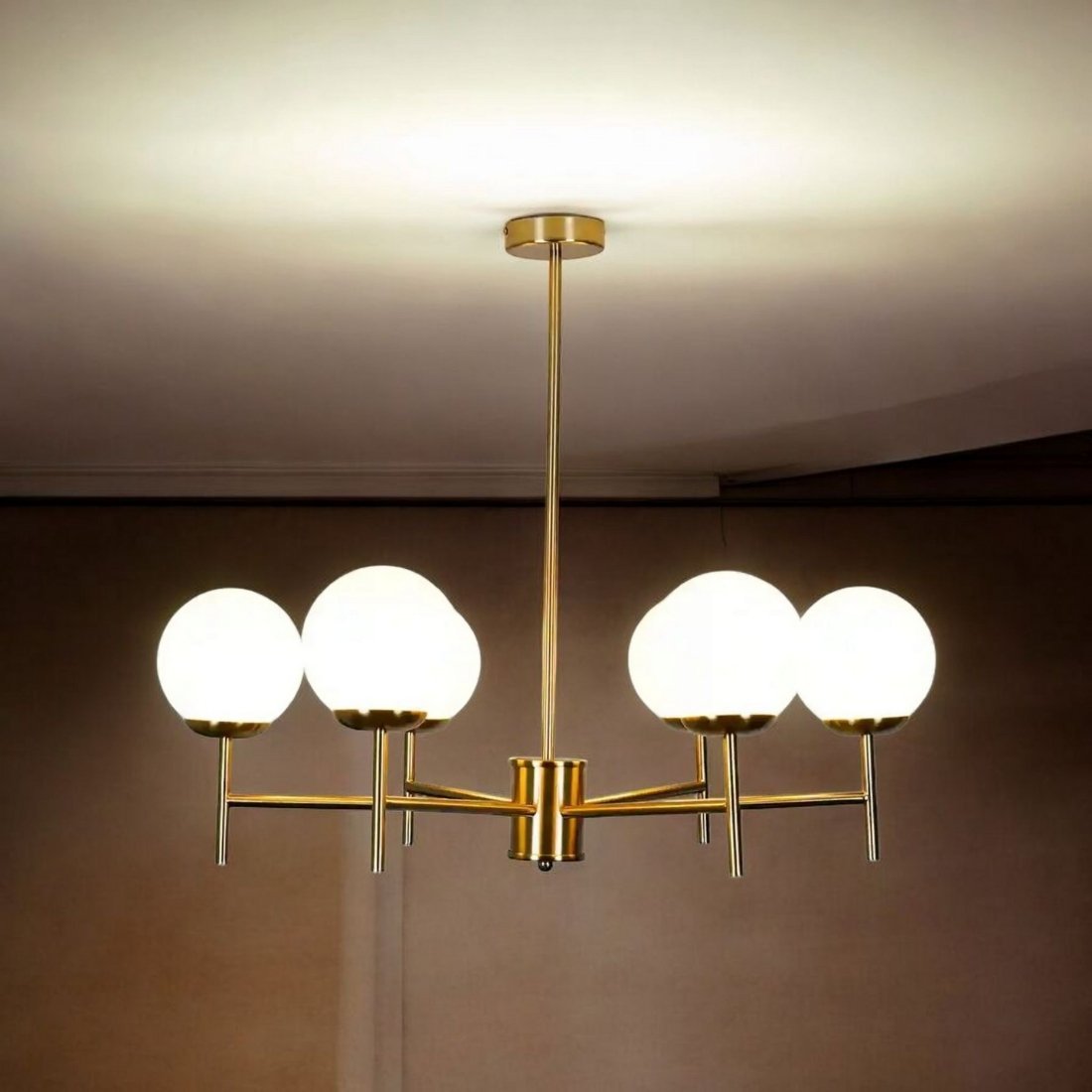 5-Light-Modern-Globe-Chandelier