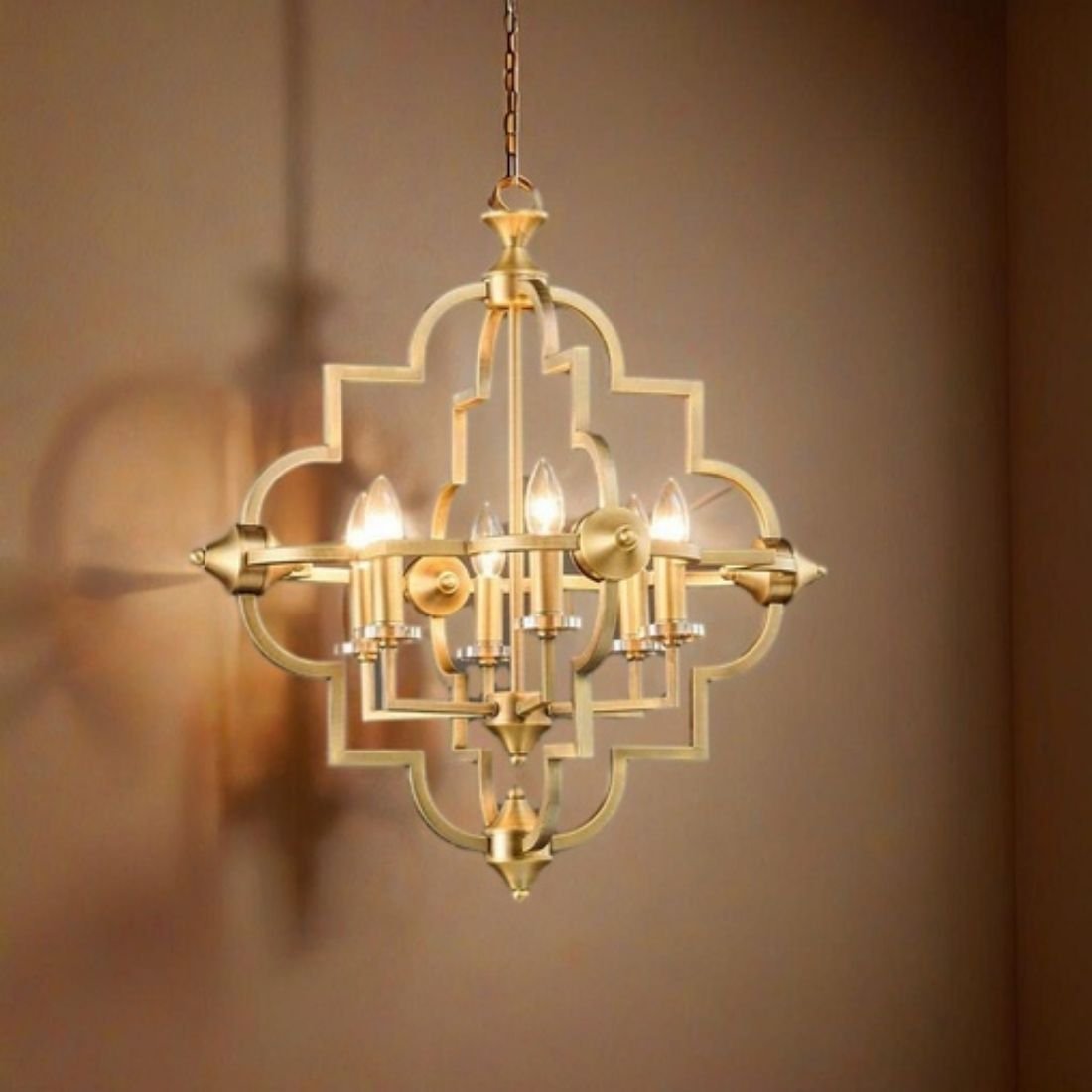 6-Light-Pendant-Modern-Geometric-Chandelier