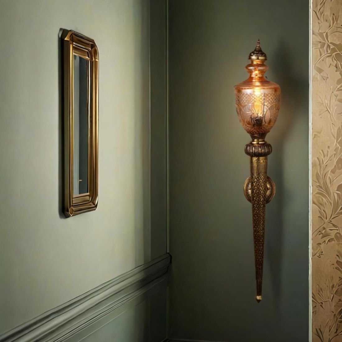 Amber-Traditional-Torch-wall-sconce