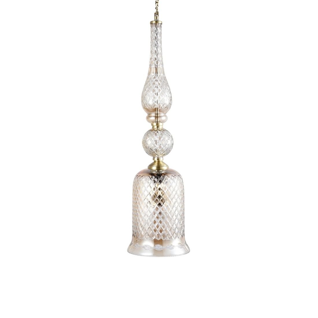 Diamond-Cut-Single-Light-Hanging-Lamp