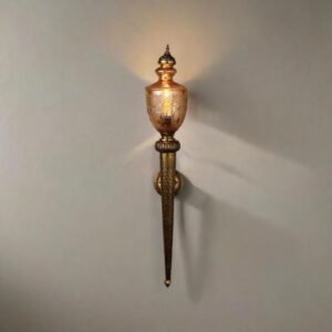 Glass-Traditional-Torch-wall-sconce