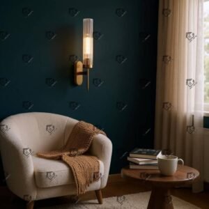 Indoor-Golden-Mini-Torchiere-Wall-Sconce