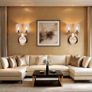 Premium-2-Light-Gold-Ring-Wall-Sconce