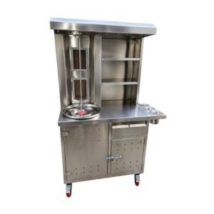 Double-Burner-Shawarma-Machine-Gas-Operated