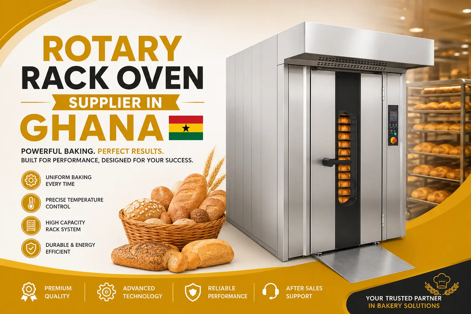 Rotary Rack Oven Supplier In Ghana