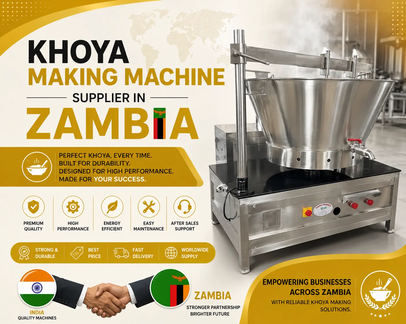 khoya making machine Supplier In Zambia