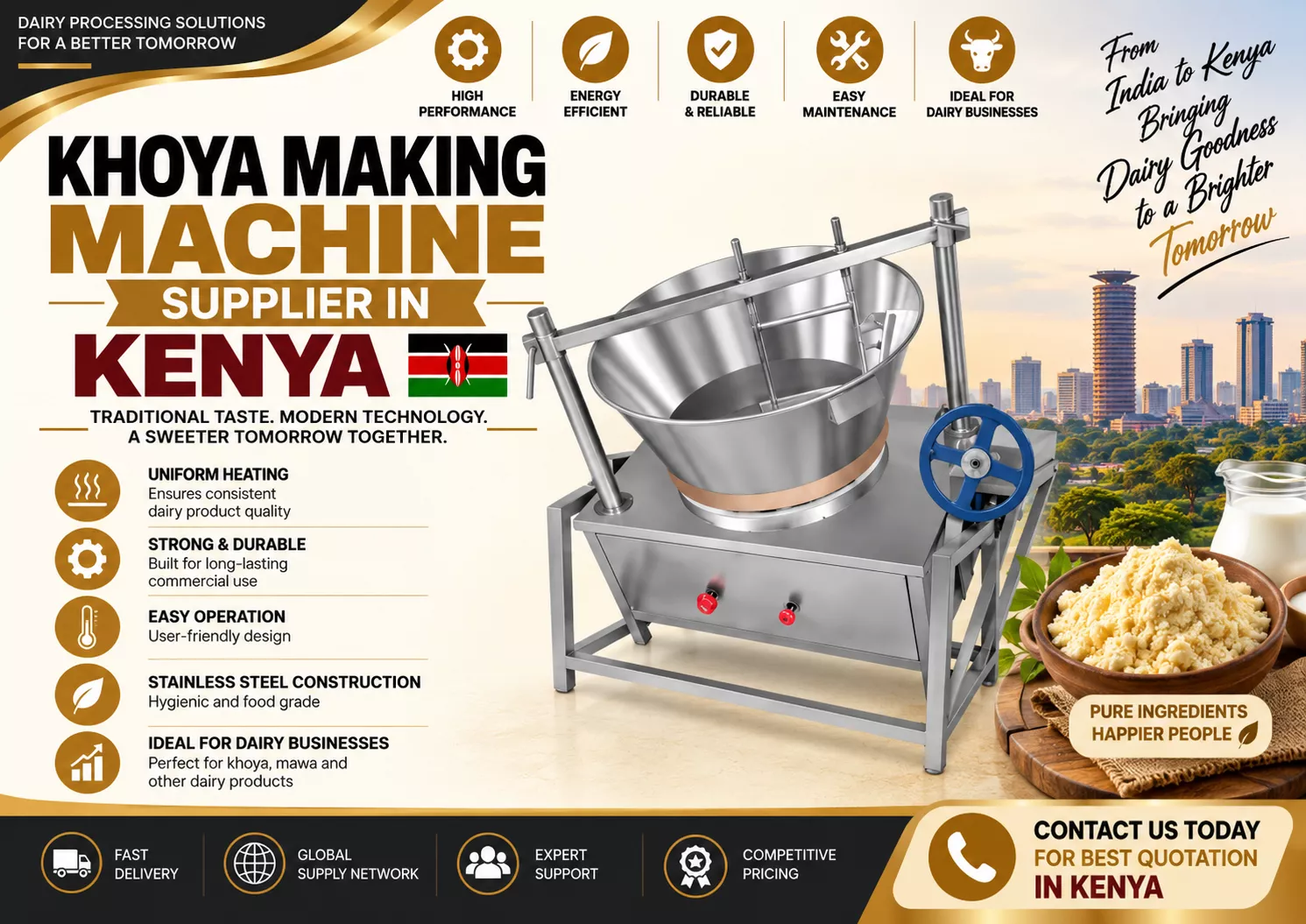 khoya-making-machine-Supplier-In-Kenya